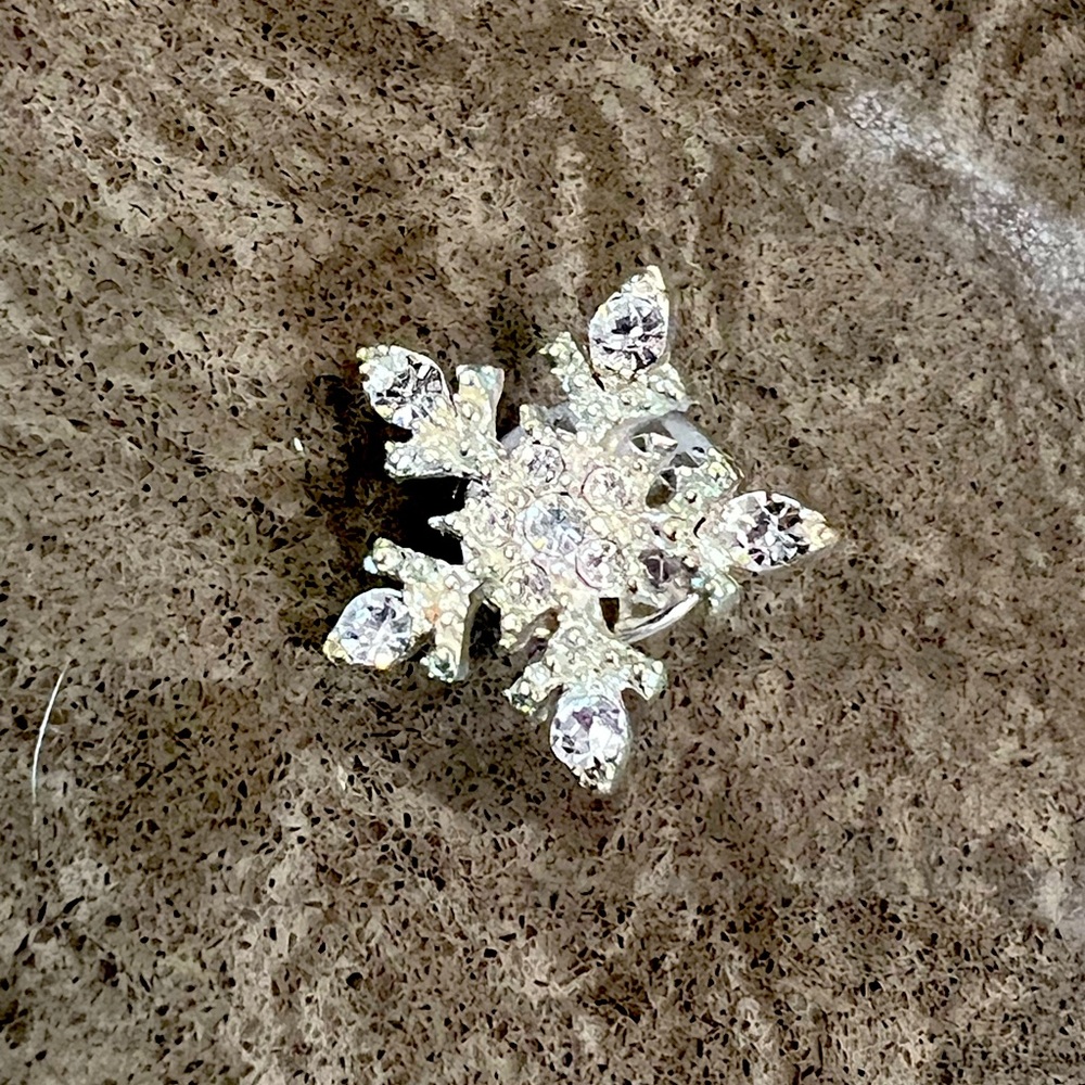 snow flake pin